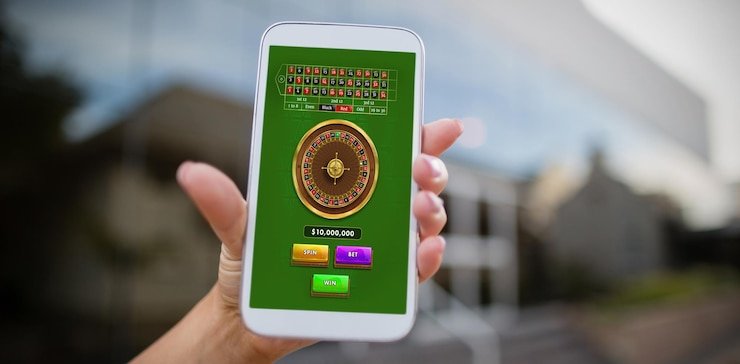Tampilan game Big Time Gaming di layar mobile dengan kontrol sentuh yang responsif